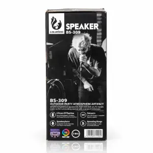 Колонка Bluetooth Blueseed BS-309 black UA