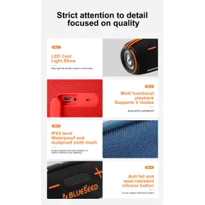 Колонка Bluetooth Blueseed BS-313 black UA