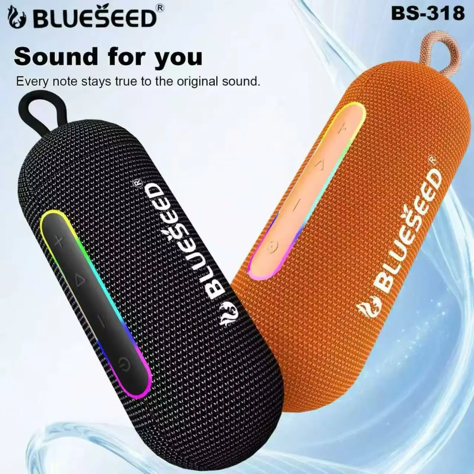 Колонка Bluetooth Blueseed BS-318 black UA