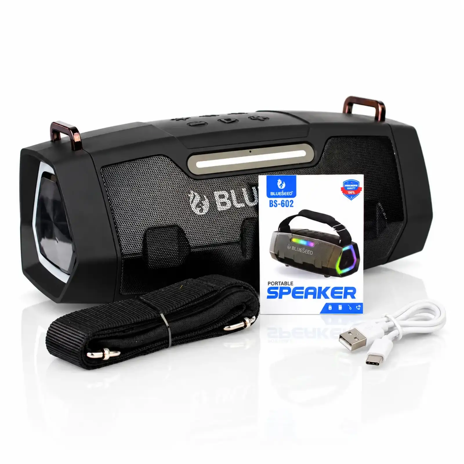Колонка Bluetooth Blueseed BS-602 black UA