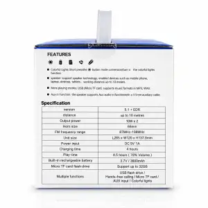 Колонка Bluetooth Blueseed BS-602 black UA