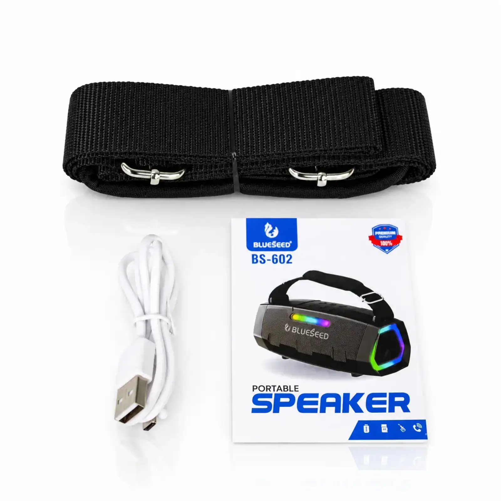 Колонка Bluetooth Blueseed BS-602 silver UA