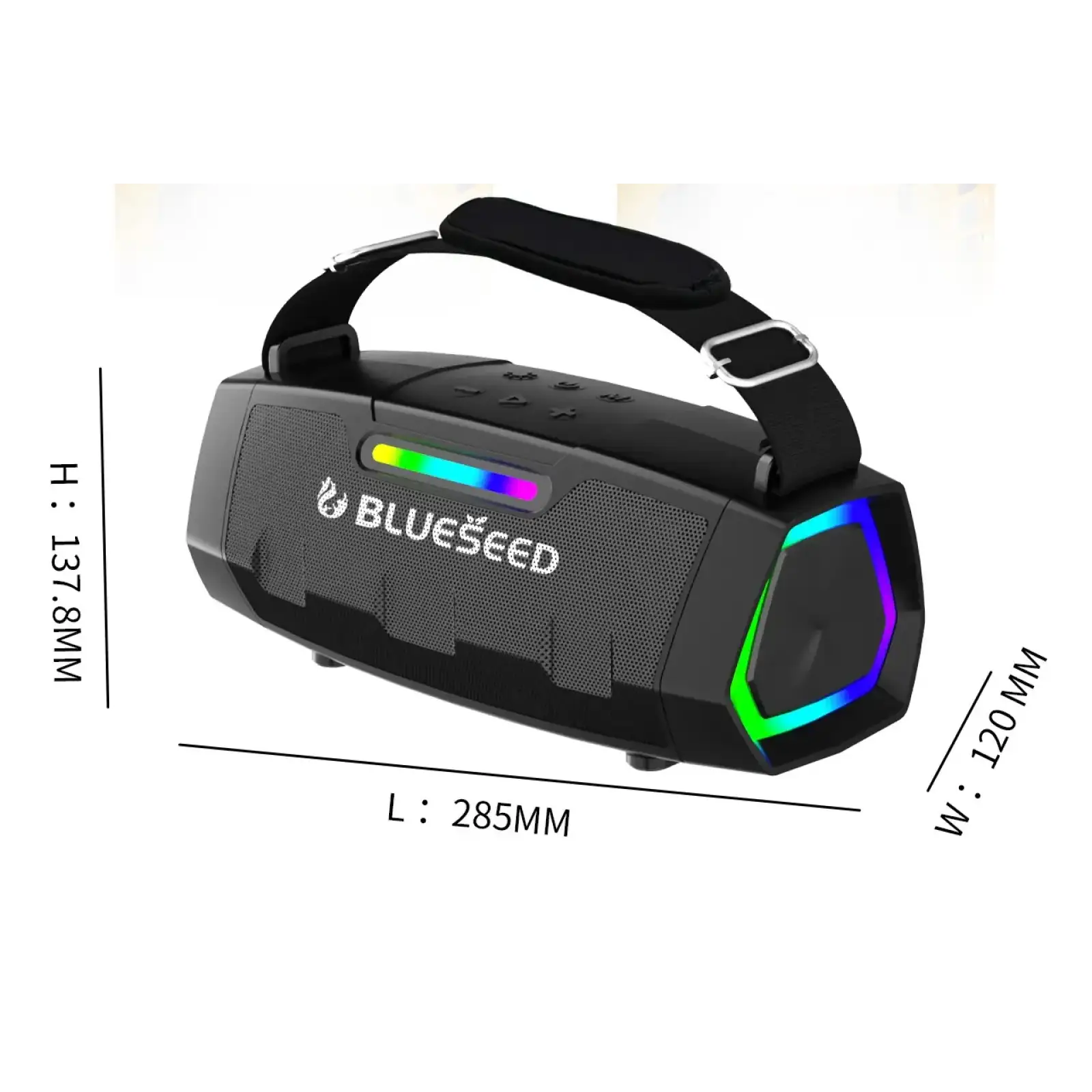 Колонка Bluetooth Blueseed BS-602 silver UA