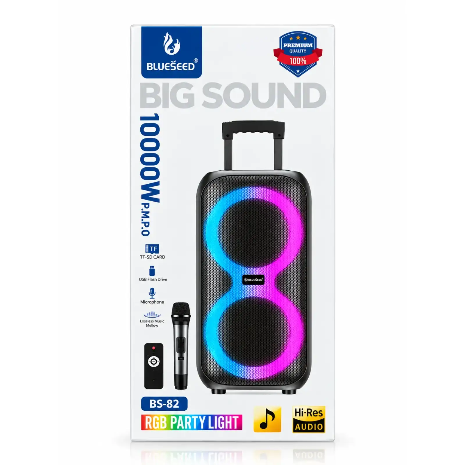 Колонка Bluetooth Blueseed BS-82 black UA