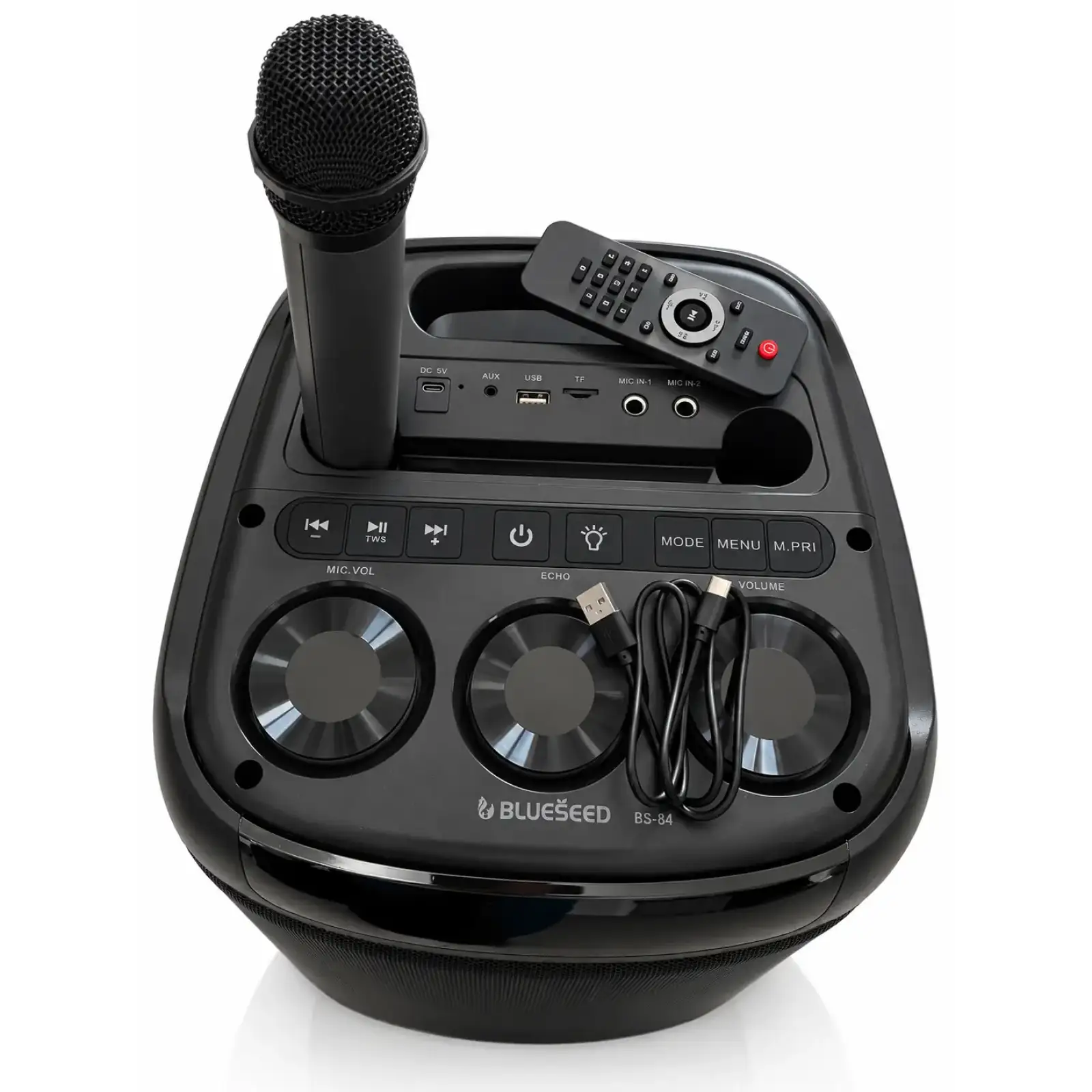 Колонка Bluetooth Blueseed BS-84 black UA