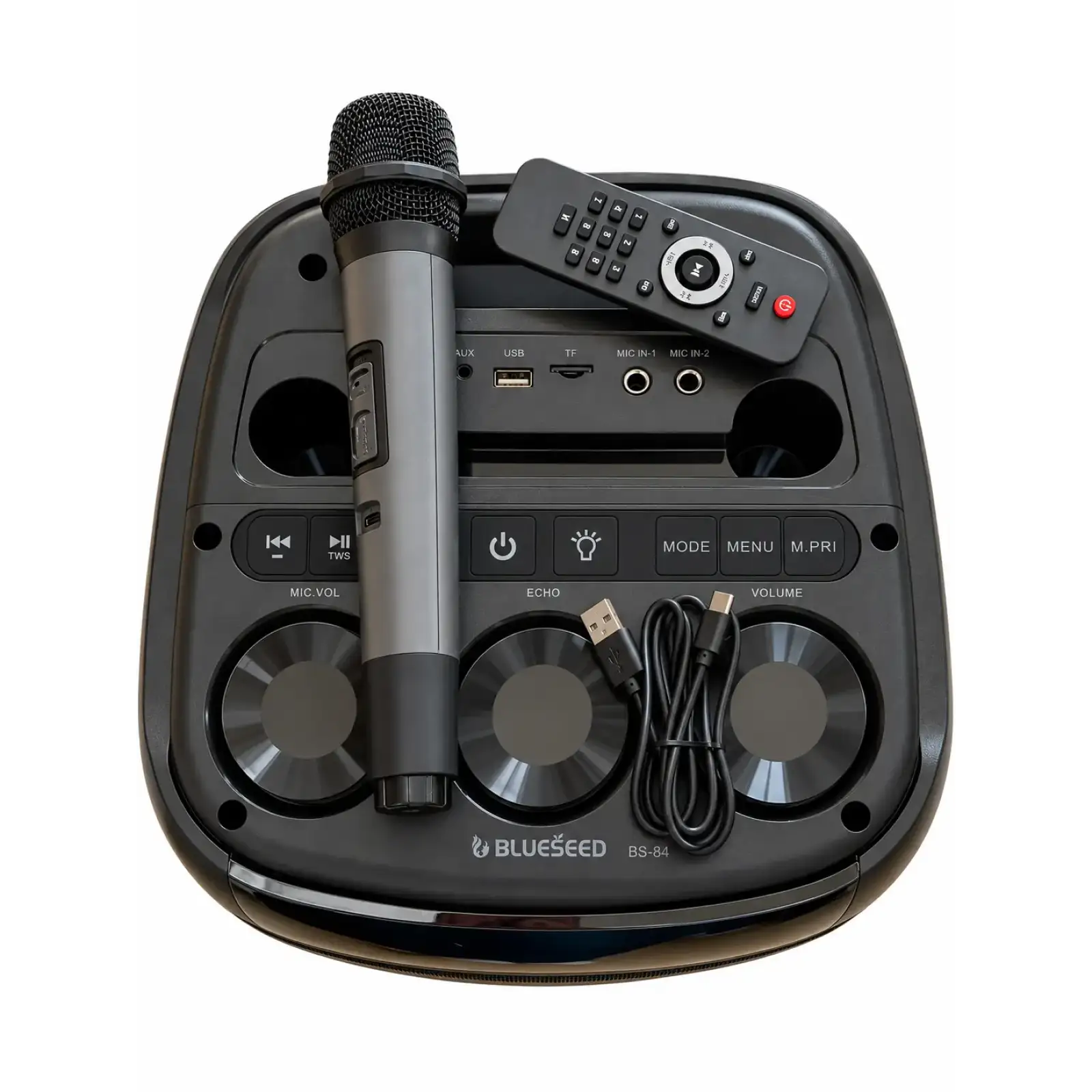 Колонка Bluetooth Blueseed BS-84 black UA