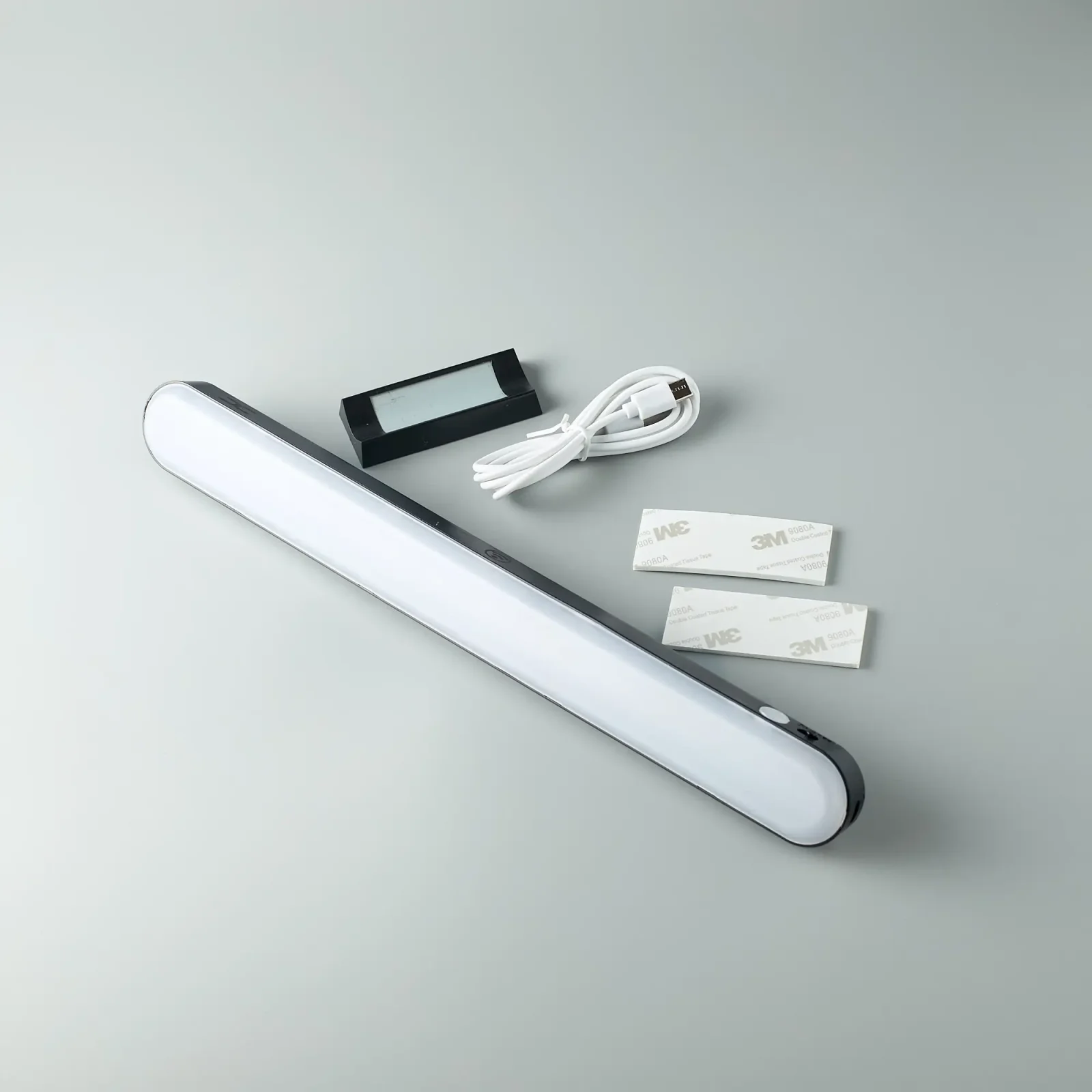 Лампа Скринбар DC LO-02 для монітора/комп'ютера на клейкій основі LED (1200mAh) чорний UA