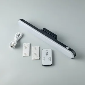 Лампа Скринбар DC LO-03 для монітора/комп'ютера на клейкій основі LED (1200mAh) + пульт ДК чорний UA