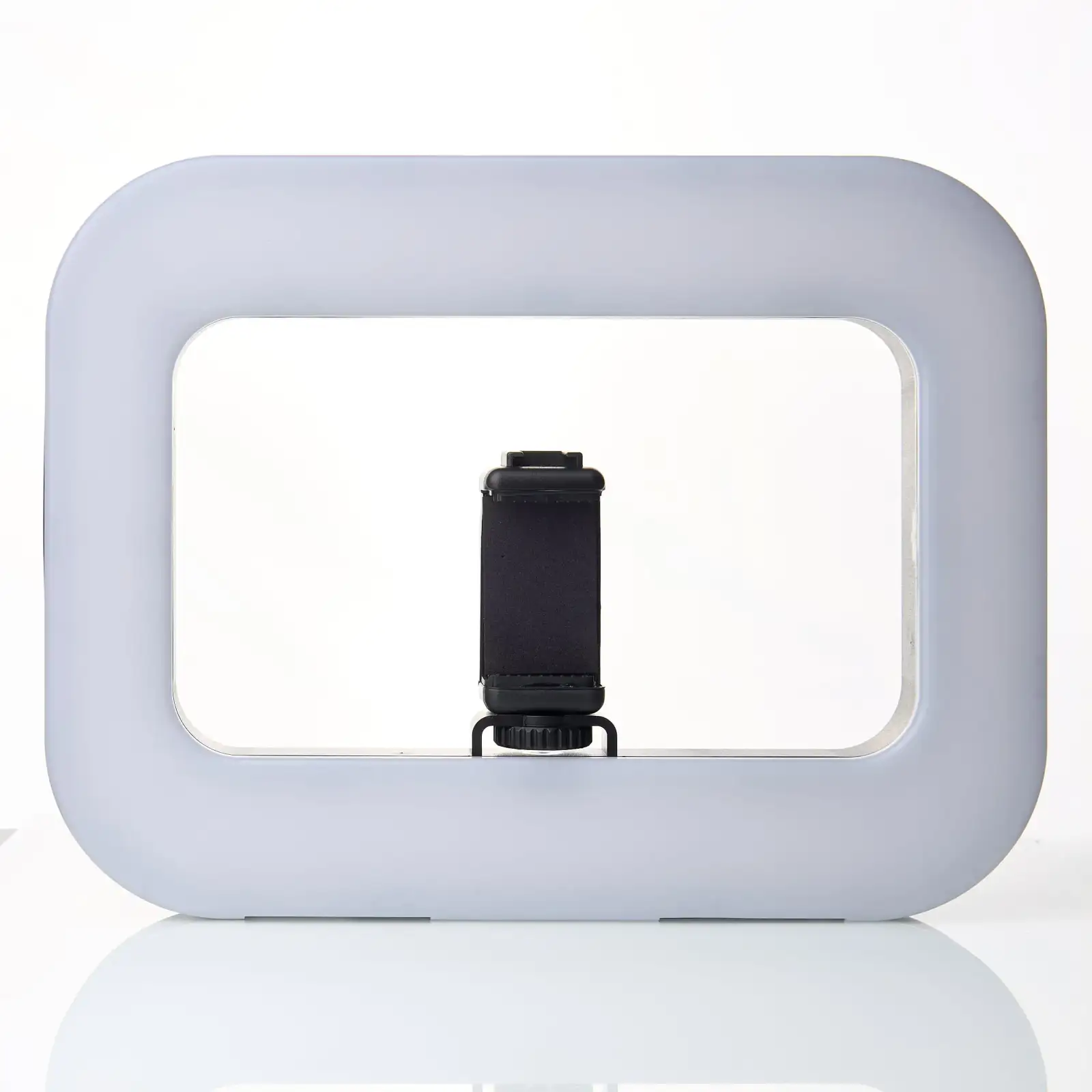 LED-лампа DC Q-01 з тримачем для селфі (прямокутна) Black