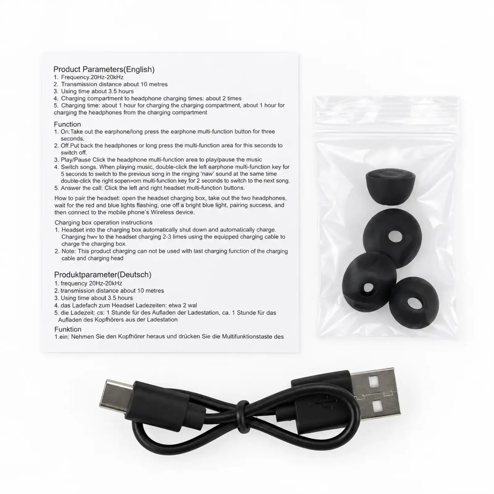 Гарнитура Bluetooth Blueseed A9 PLUS black UA