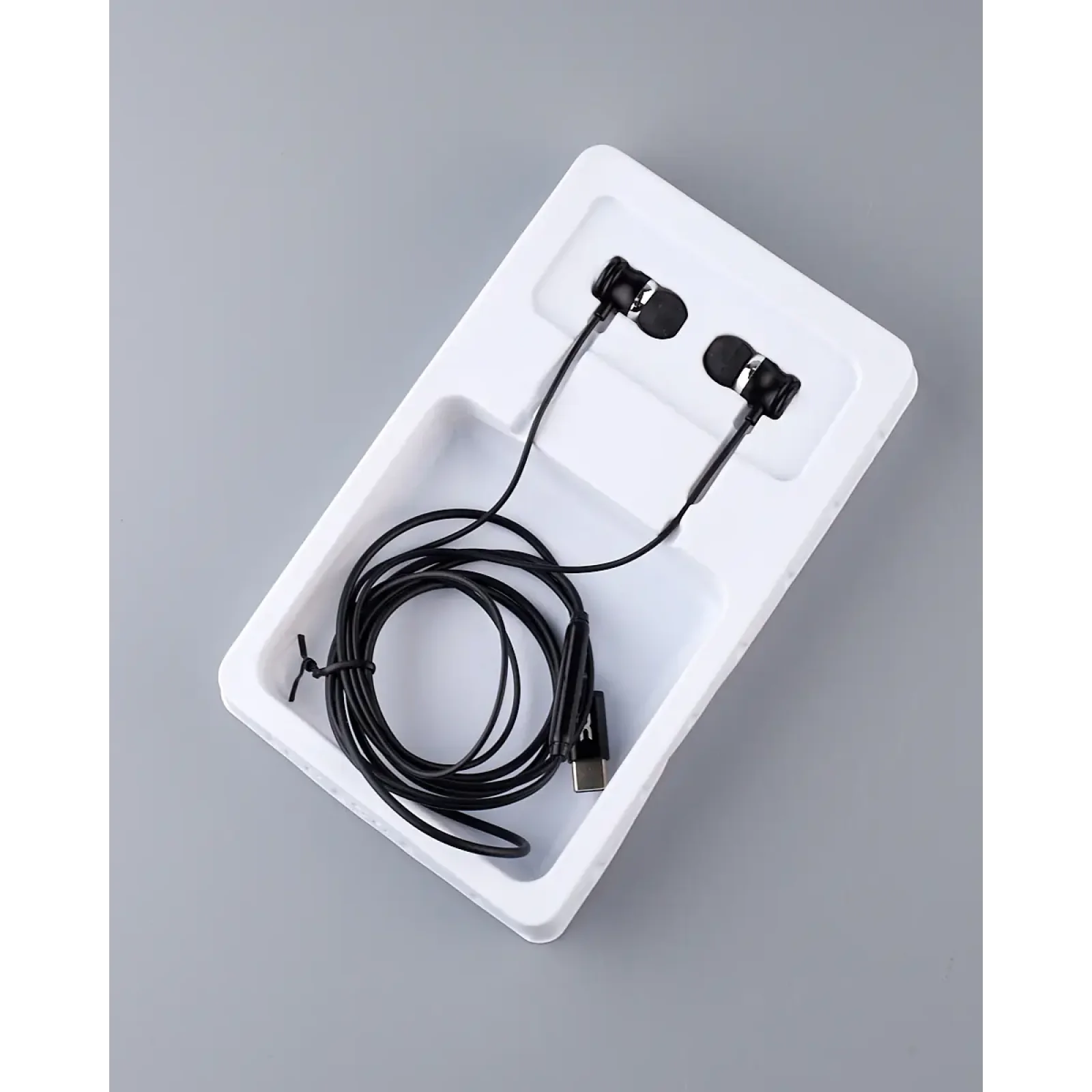 Проводні навушники DC DCS-21 Type-C, metal чорний UA