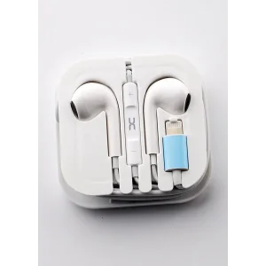 Проводні навушники DC DCS-11 Lightning, Bluetooth білий UA