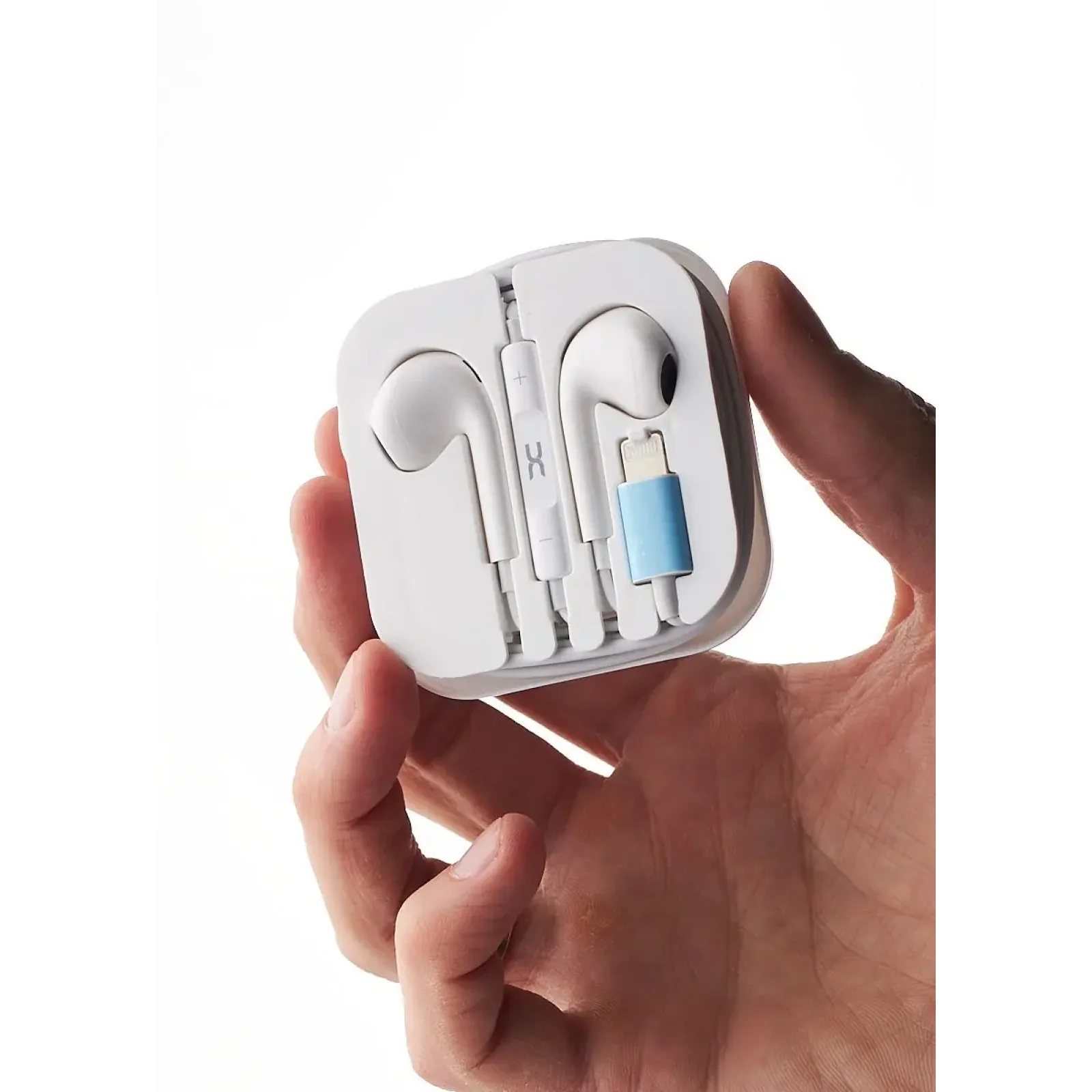 Проводні навушники DC DCS-11 Lightning, Bluetooth білий UA