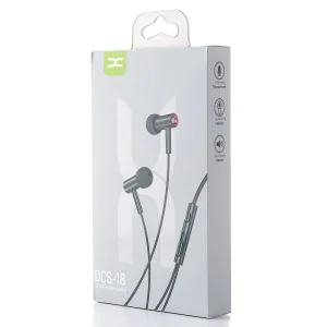 Проводні навушники DC DCS-18 metal (3.5mm) чорний UA