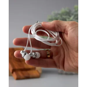 Проводні навушники DC DCS-26 (3.5mm) 1.15m срібний UA