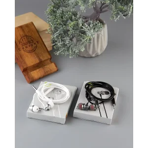 Проводні навушники DC DCS-26 (3.5mm) 1.15m срібний UA