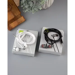 Проводні навушники DC DCS-26 (3.5mm) 1.15m срібний UA