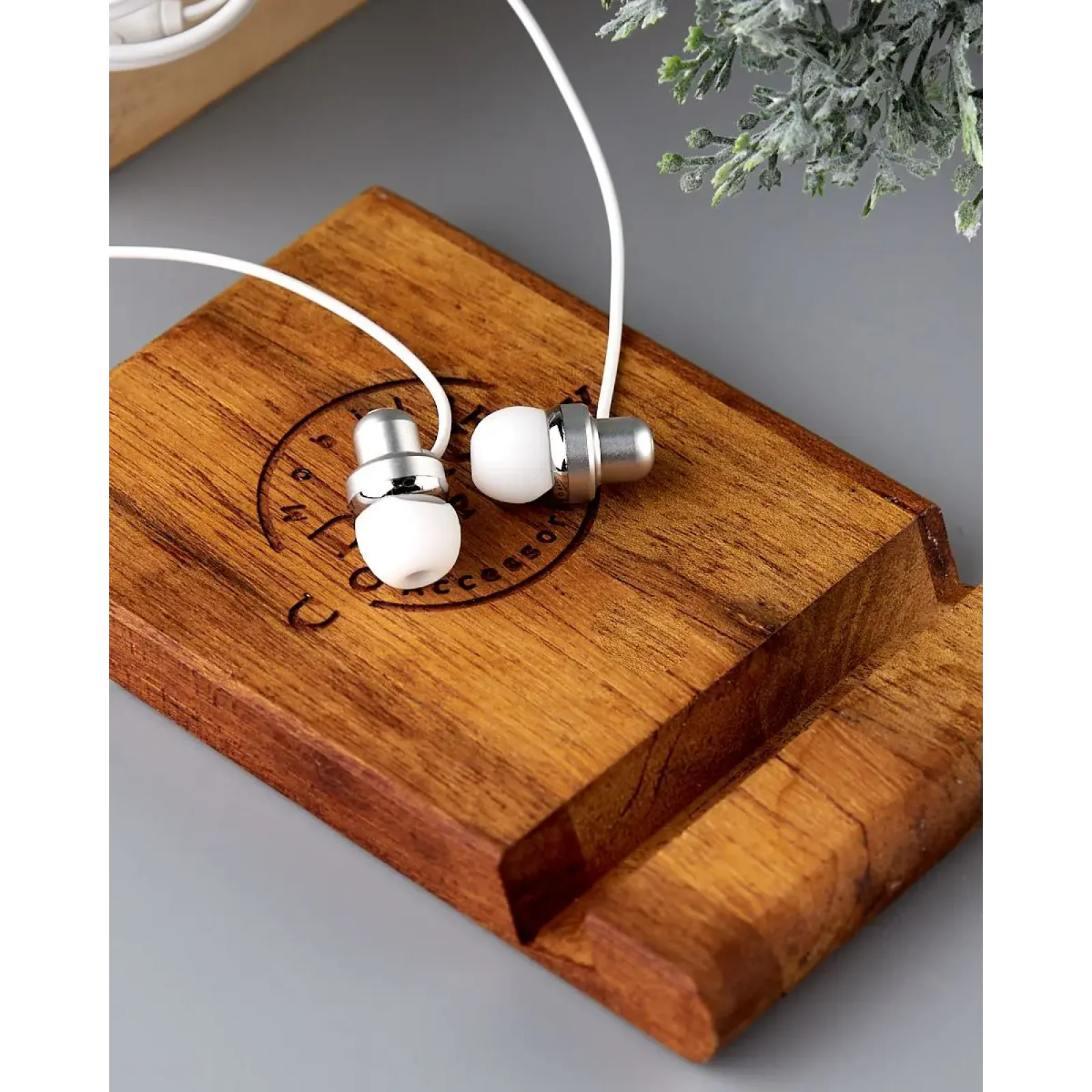 Проводні навушники DC DCS-26 (3.5mm) 1.15m срібний UA