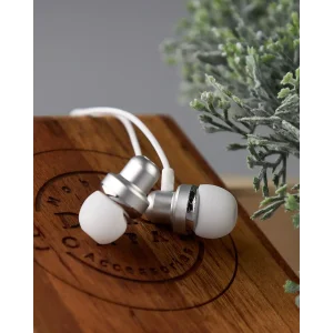 Проводні навушники DC DCS-26 (3.5mm) 1.15m срібний UA