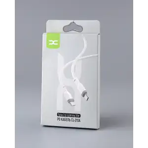 USB кабель DC Type-C to Lightning (CL-210A) 20W білий UA