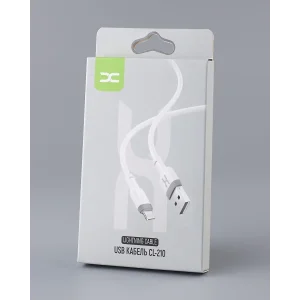 Кабель USB DC Lightning (CL-210) білий UA