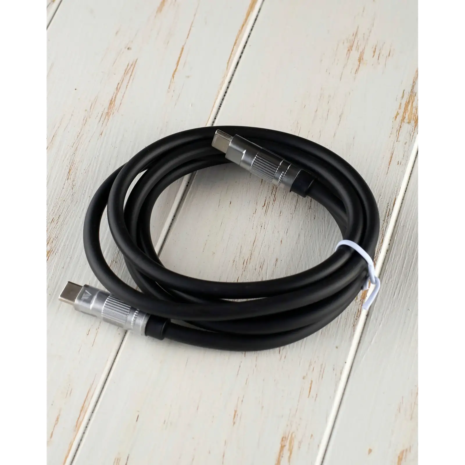 USB кабель DC Type-C to Type-C (CL-F28B) OD6.0/ PD/ 60W/ 1.2m Black