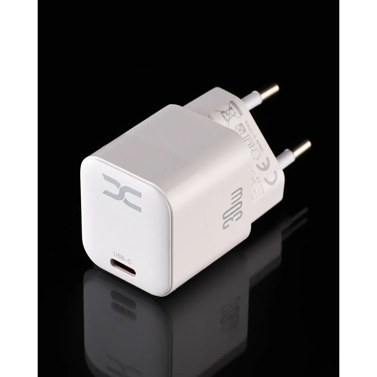 МЗП DC 2в1 блок (1PD / 30W / GaN Technology) + кабель (Type-C - Lightning 20W) (CA-F06) білий UA