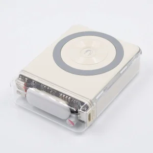 Портативний Powerbank з підтримкою MagSafe DC DP-F23 (10000 mAh) Fast Charging бежевий UA