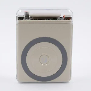 Портативний Powerbank з підтримкою MagSafe DC DP-F23 (10000 mAh) Fast Charging бежевий UA