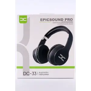 Накладна Bluetooth гарнітура DC EpicSound (DC-33) Black