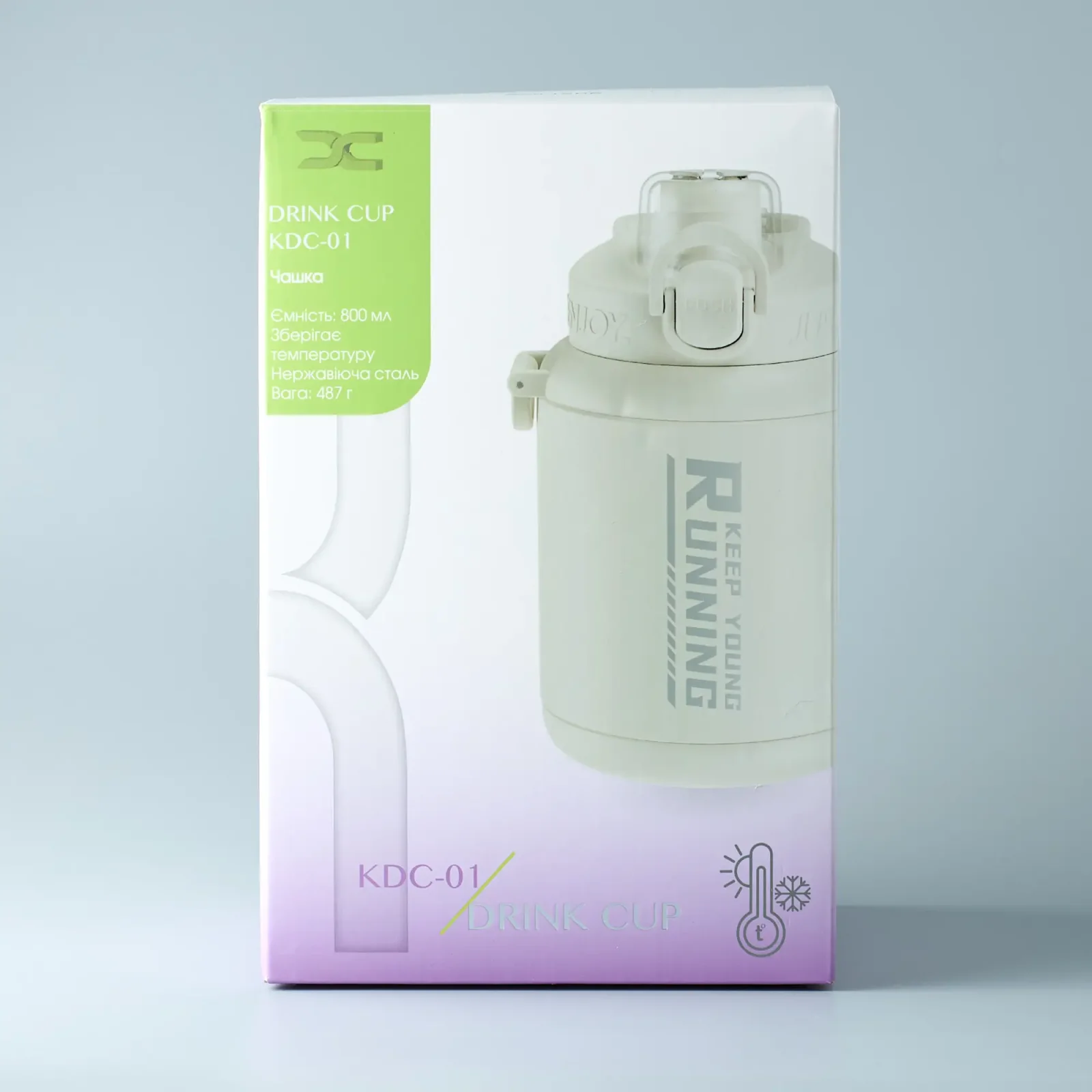 Термо-кухоль DC KDC-01 (800ml) білий UA