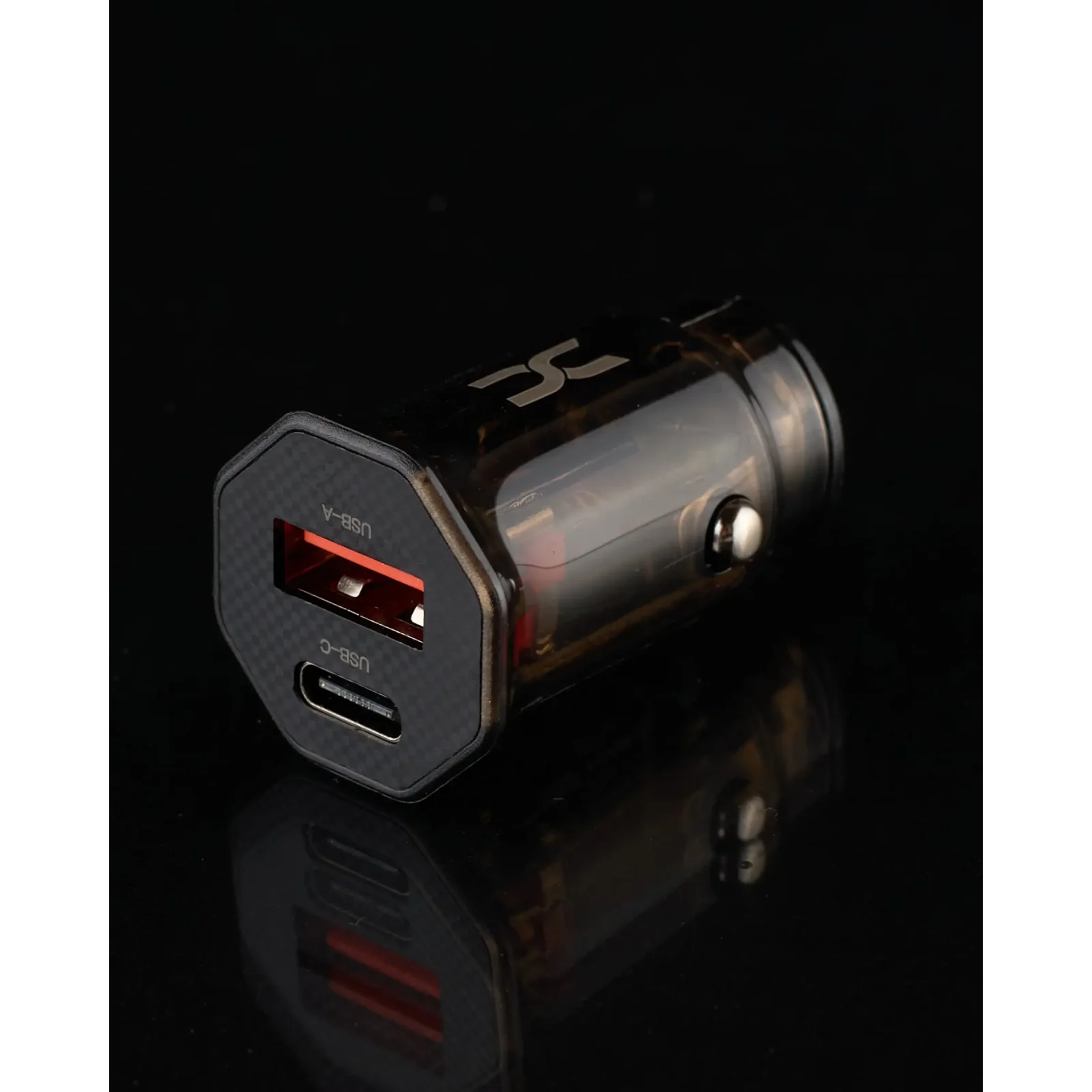 АЗУ DC 2в1 Lightning PD/30W+QC3.0/24W Fast Charger (TC-20) чорний UA