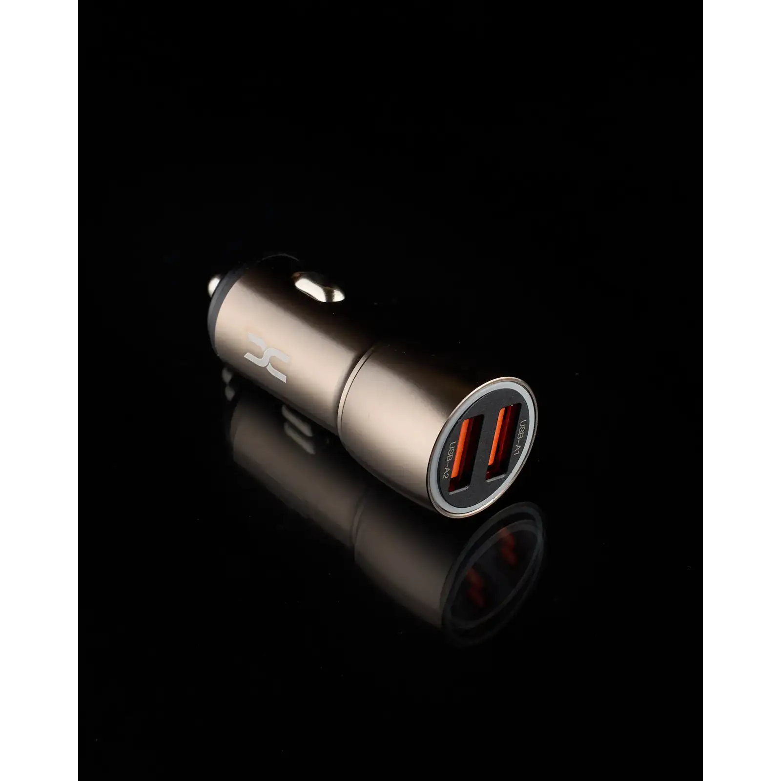 АЗП DC 2в1 блок (2 QC3.0 / 36W) + кабель (USB - Micro) (XC-36) Metal темно-сірий UA