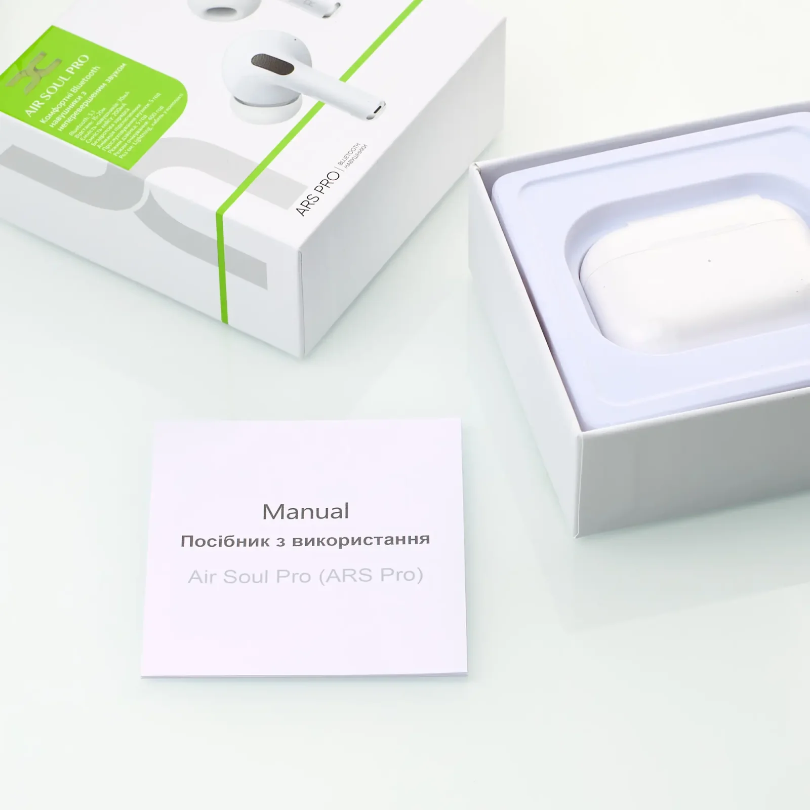 Гарнітура Bluetooth DC Air Soul Pro (ARS Pro) білий UA