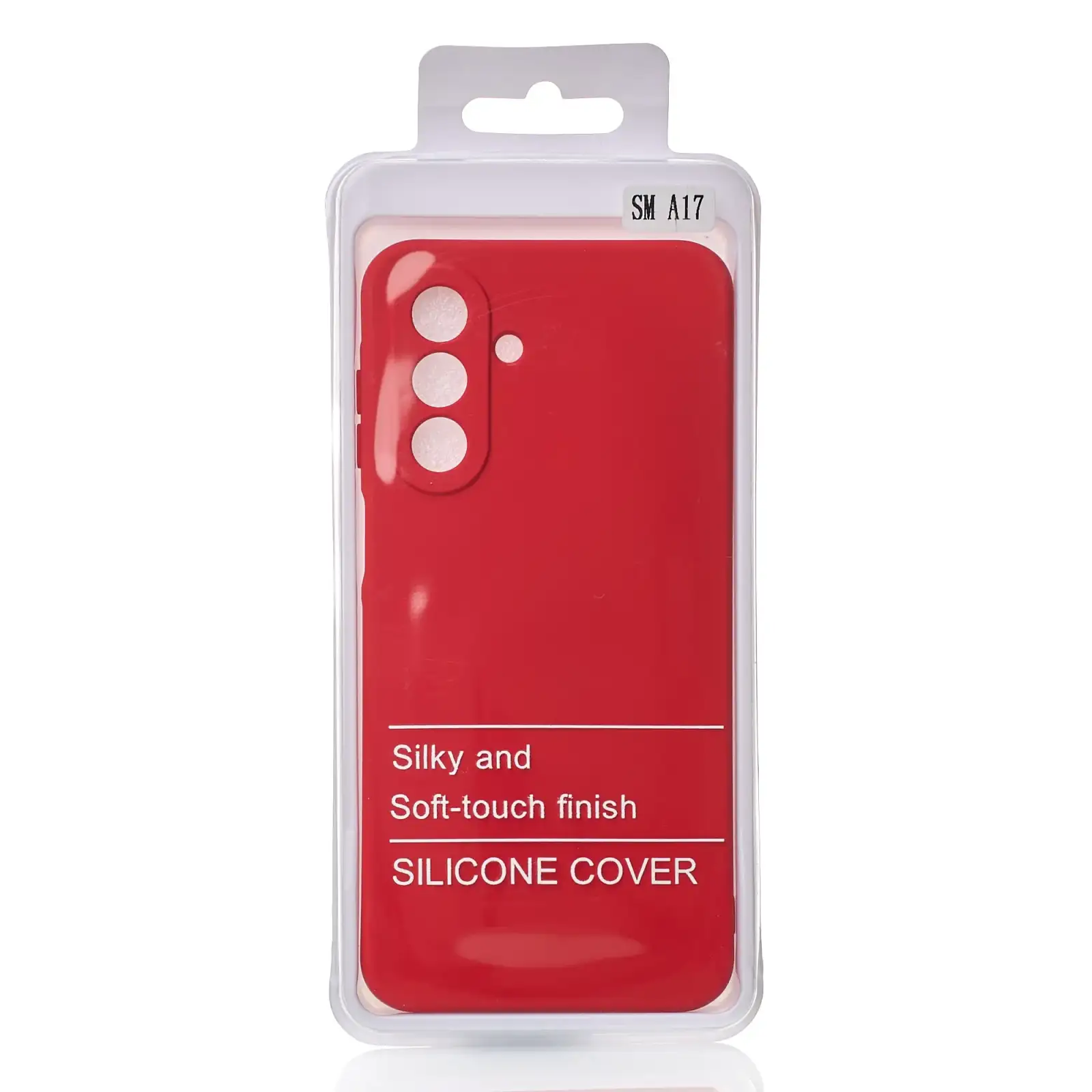 Чехол SOFT Silicone Case для Samsung Galaxy A17 (без лого) Red