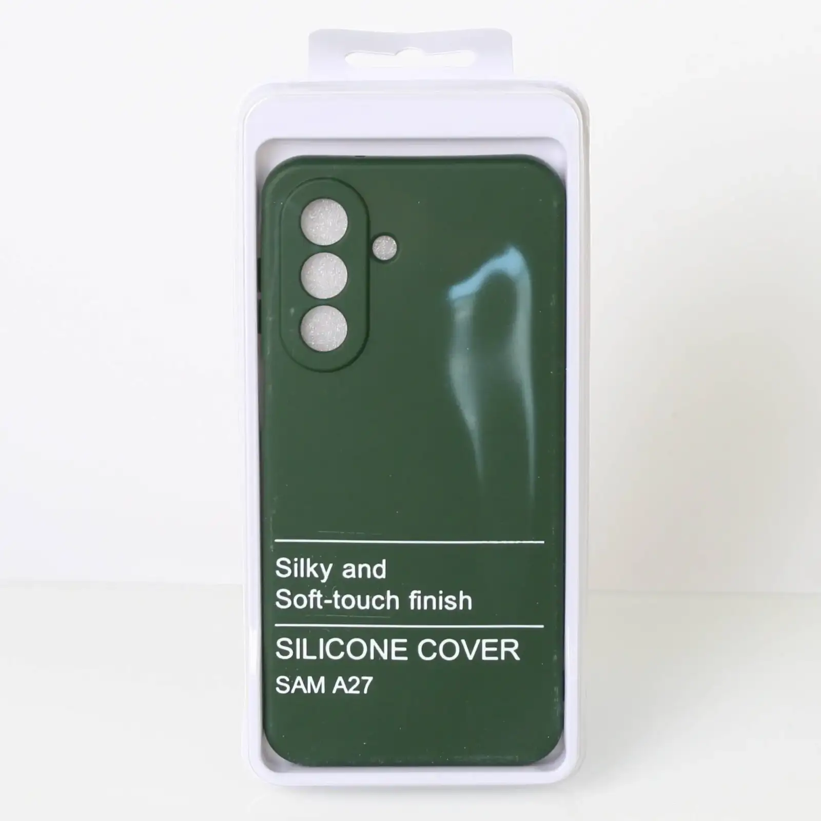 Чехол SOFT Silicone Case для Samsung Galaxy A27 (без лого) Dark Green