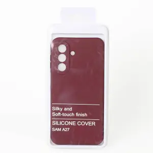 Чехол SOFT Silicone Case для Samsung Galaxy A27 (без лого) Bordo