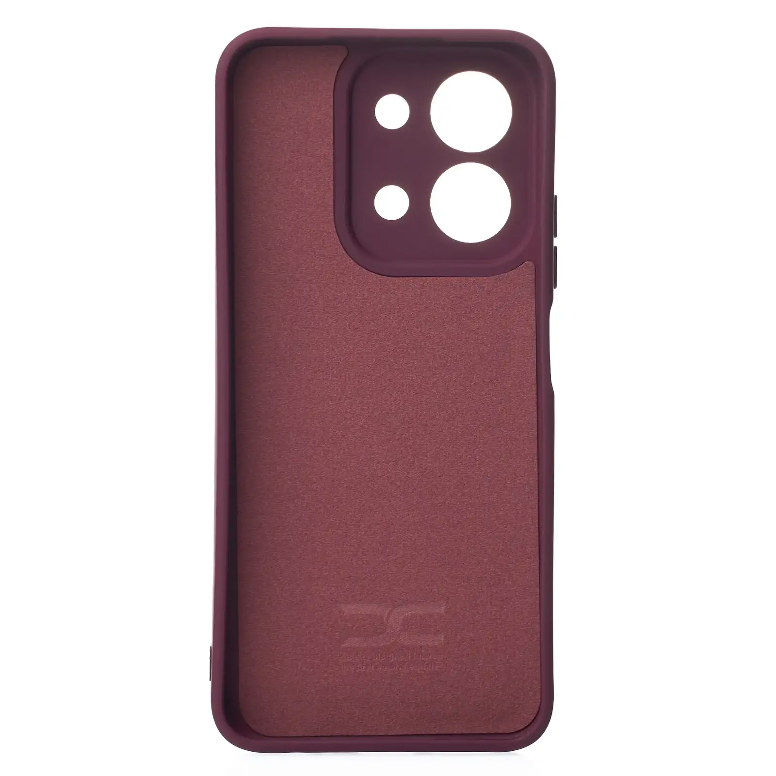 Чохол SOFT Silicone Case для Xiaomi Redmi 15C 5G (173 mm) (без лого) Bordo