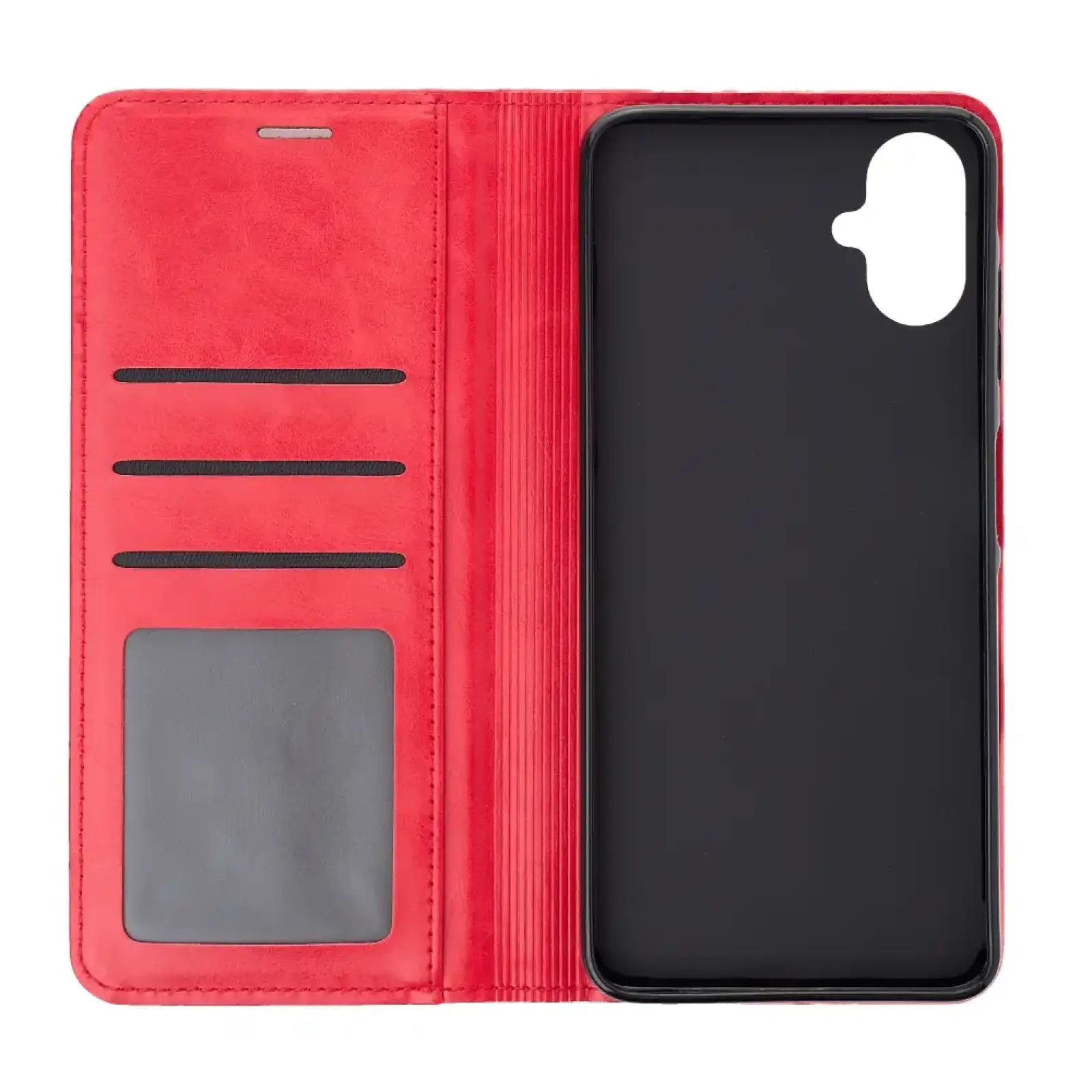 Чехол DC Elegant PU Case для Samsung Galaxy A06 Red