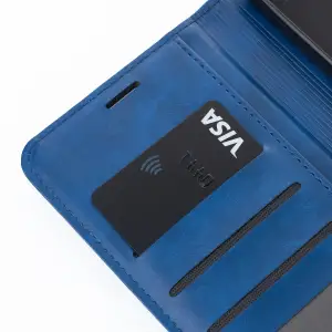 Чехол DC Elegant PU Case для Samsung Galaxy A06 Blue