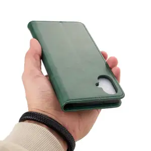 Чехол DC Elegant PU Case для Samsung Galaxy A06 Dark Green