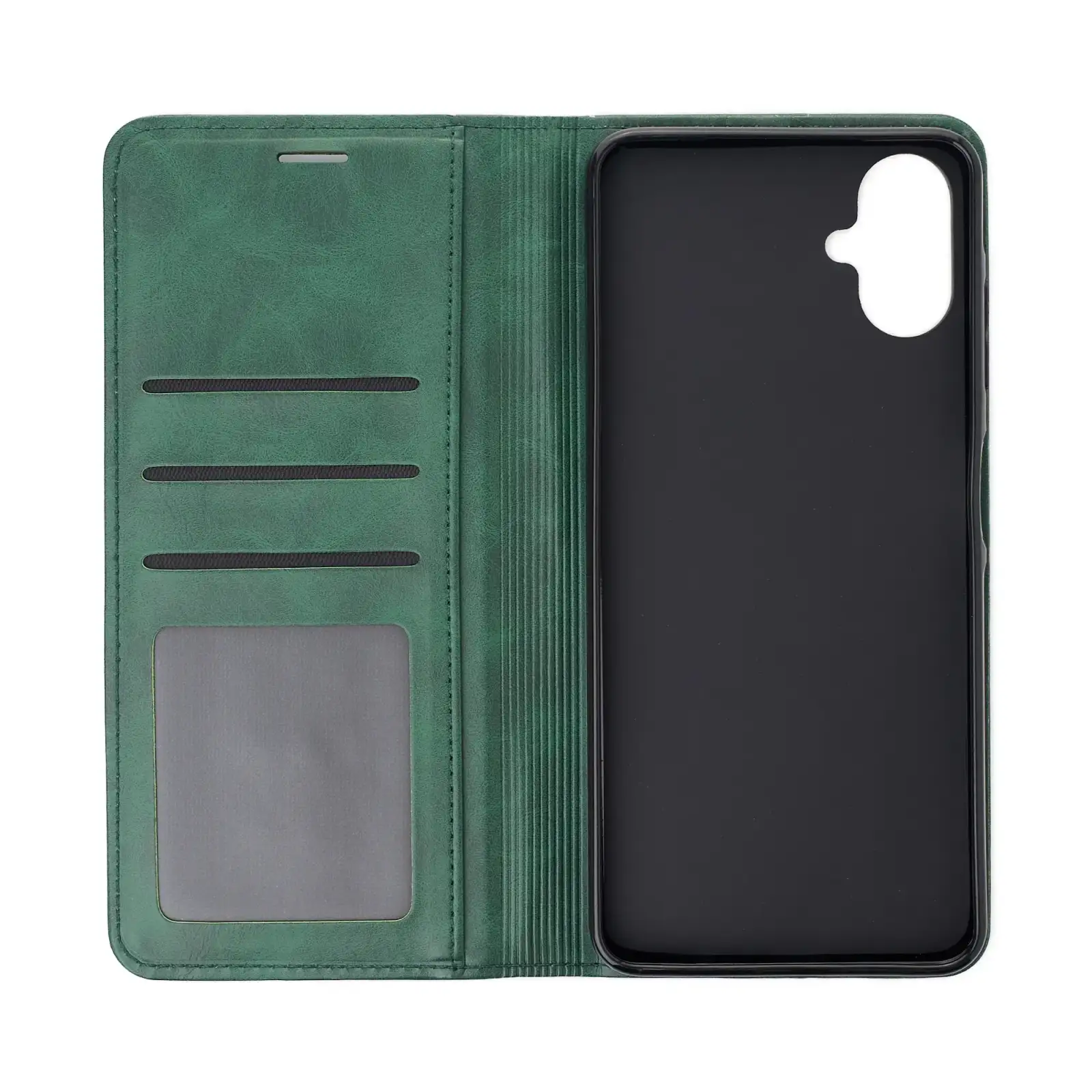 Чехол DC Elegant PU Case для Samsung Galaxy A06 Dark Green