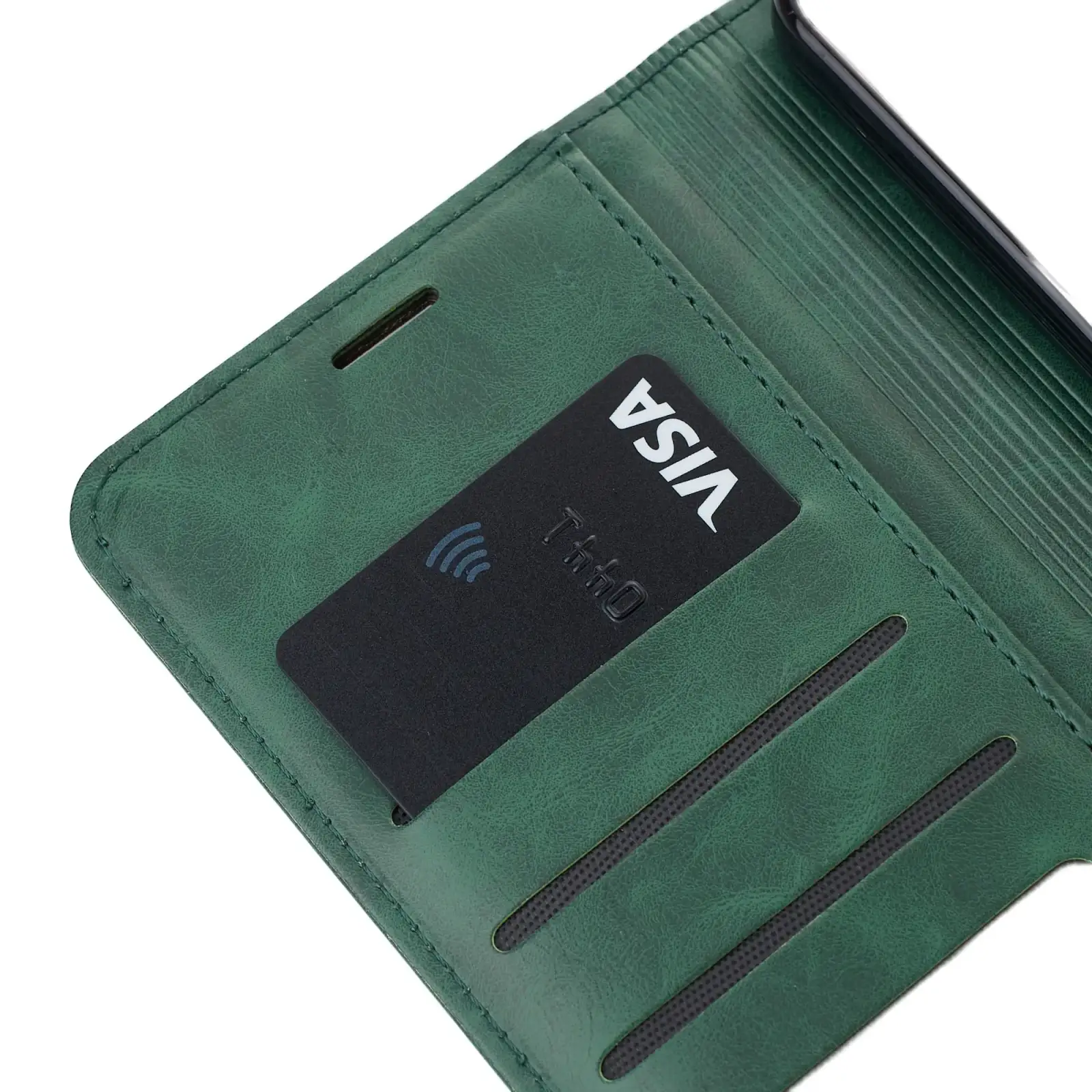 Чехол DC Elegant PU Case для Samsung Galaxy A06 Dark Green