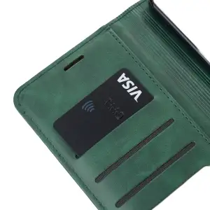 Чехол DC Elegant PU Case для Samsung Galaxy A06 Dark Green
