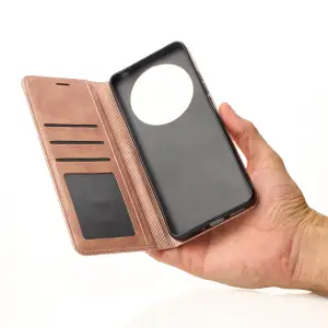 Чехол DC Elegant PU Case для Xiaomi Redmi 17C, Xiaomi Redmi 14C Bronze