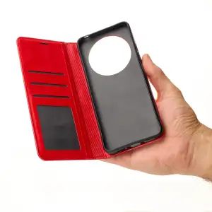 Чехол DC Elegant PU Case для Xiaomi Redmi 17C, Xiaomi Redmi 14C Red