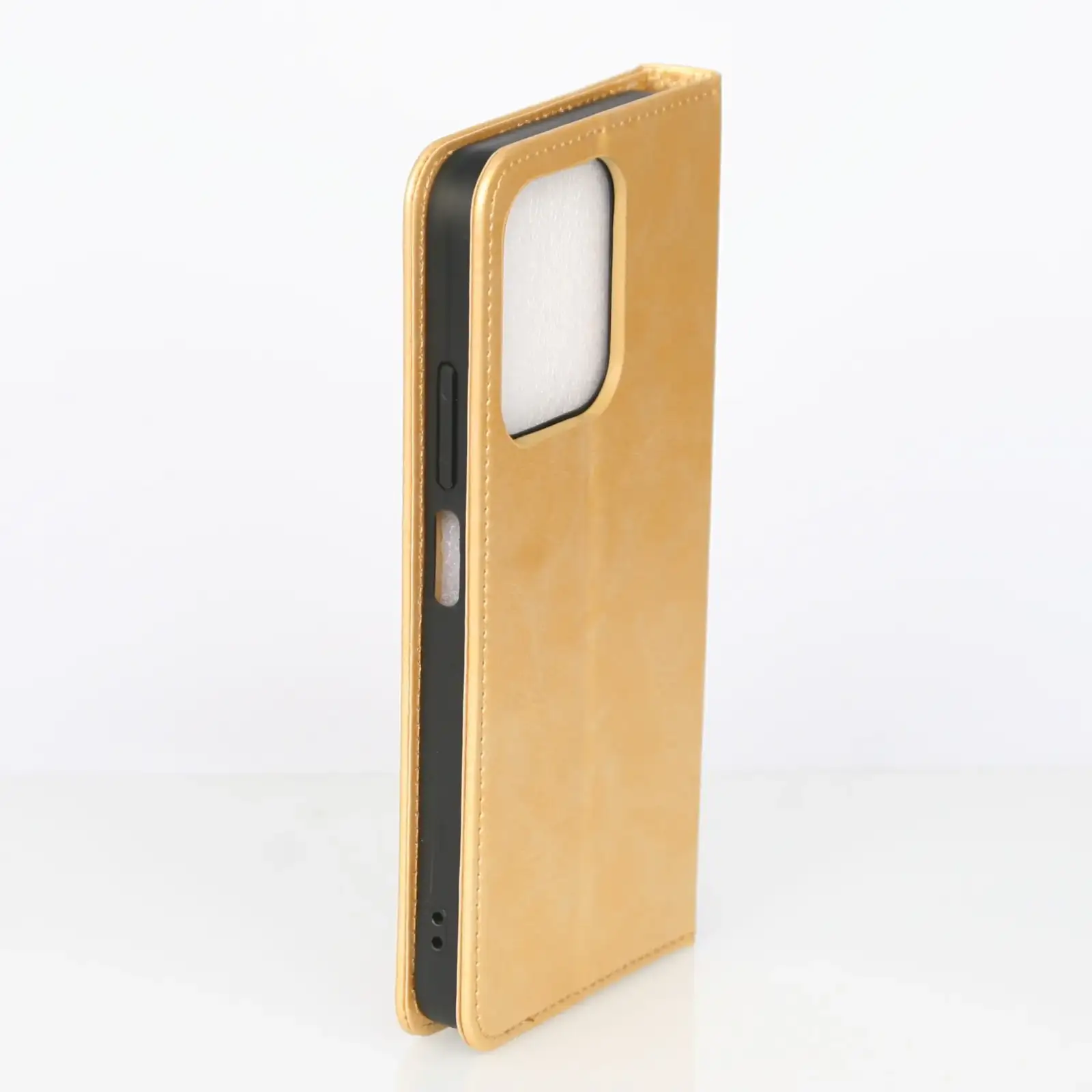 Чехол DC Elegant PU Case для Xiaomi Redmi 15C 4G (171 mm) Gold