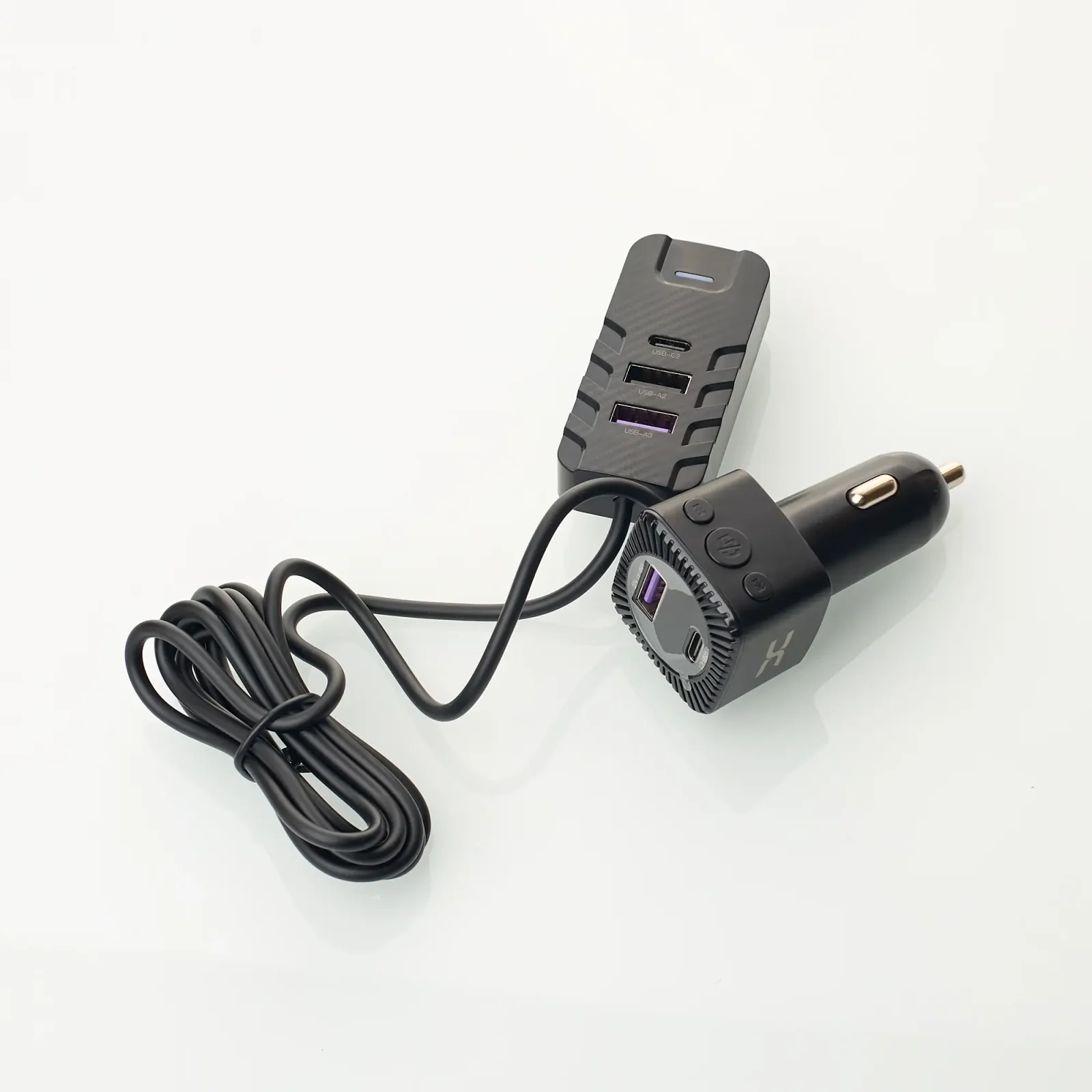 FM модулятор DC (TC-21) Bluetooth 5V/12V/24V/6.2A чорний UA