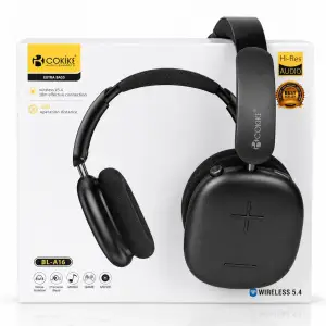 Накладна Bluetooth гарнітура Blueseed COKIKE BL-A16 black UA