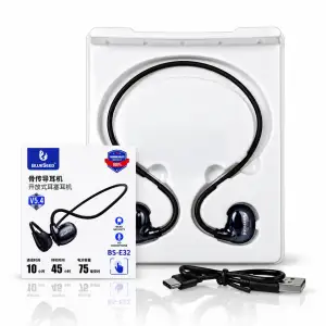 Накладна Bluetooth гарнітура Blueseed BS-E32 black UA